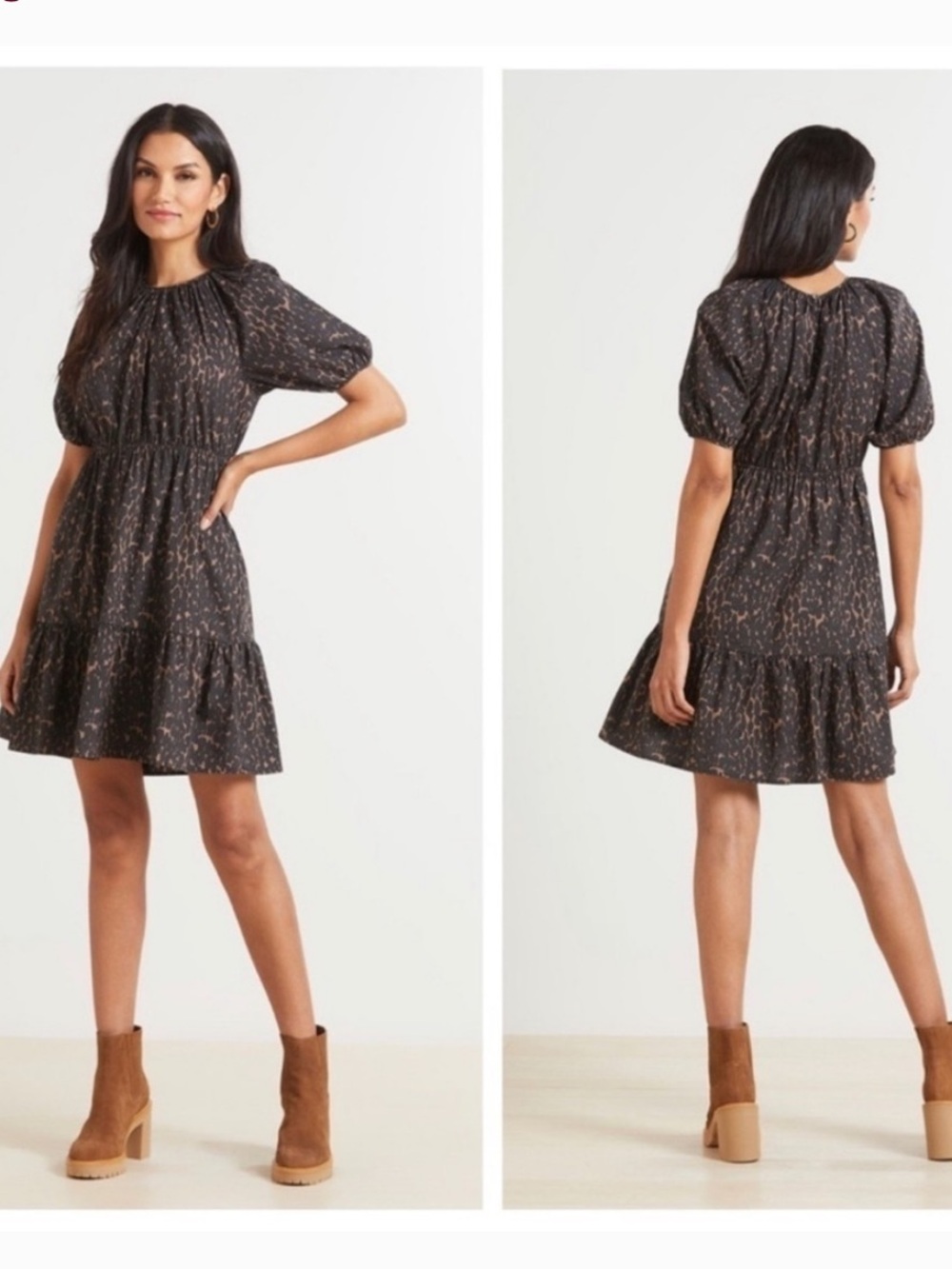 Rails Khloe Savannah Animal Print Dress M
